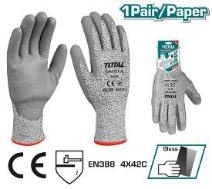 Перчатки для защиты от порезов XL TSP1701-XL